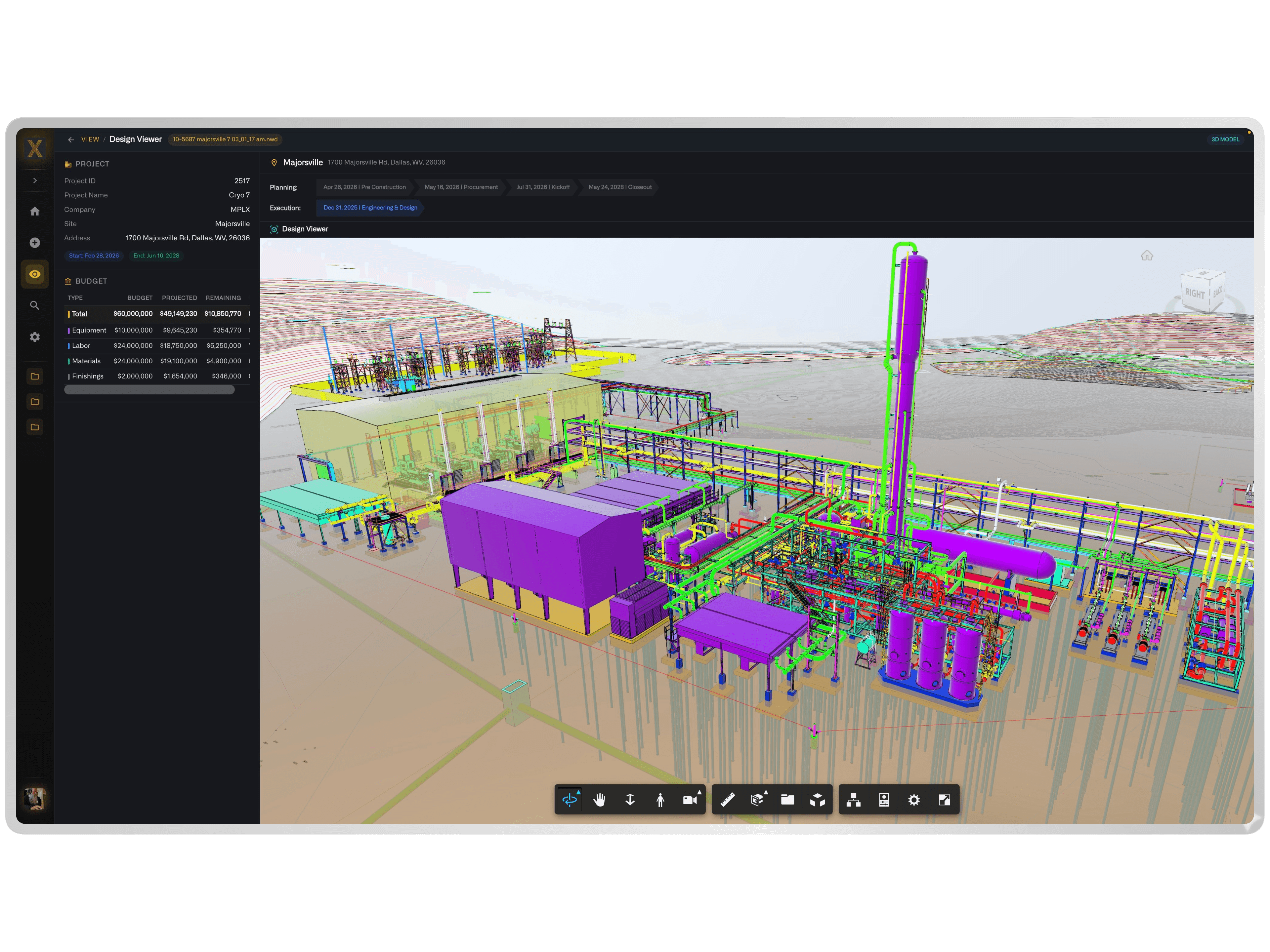 NIXN BIM Management — Design Viewer