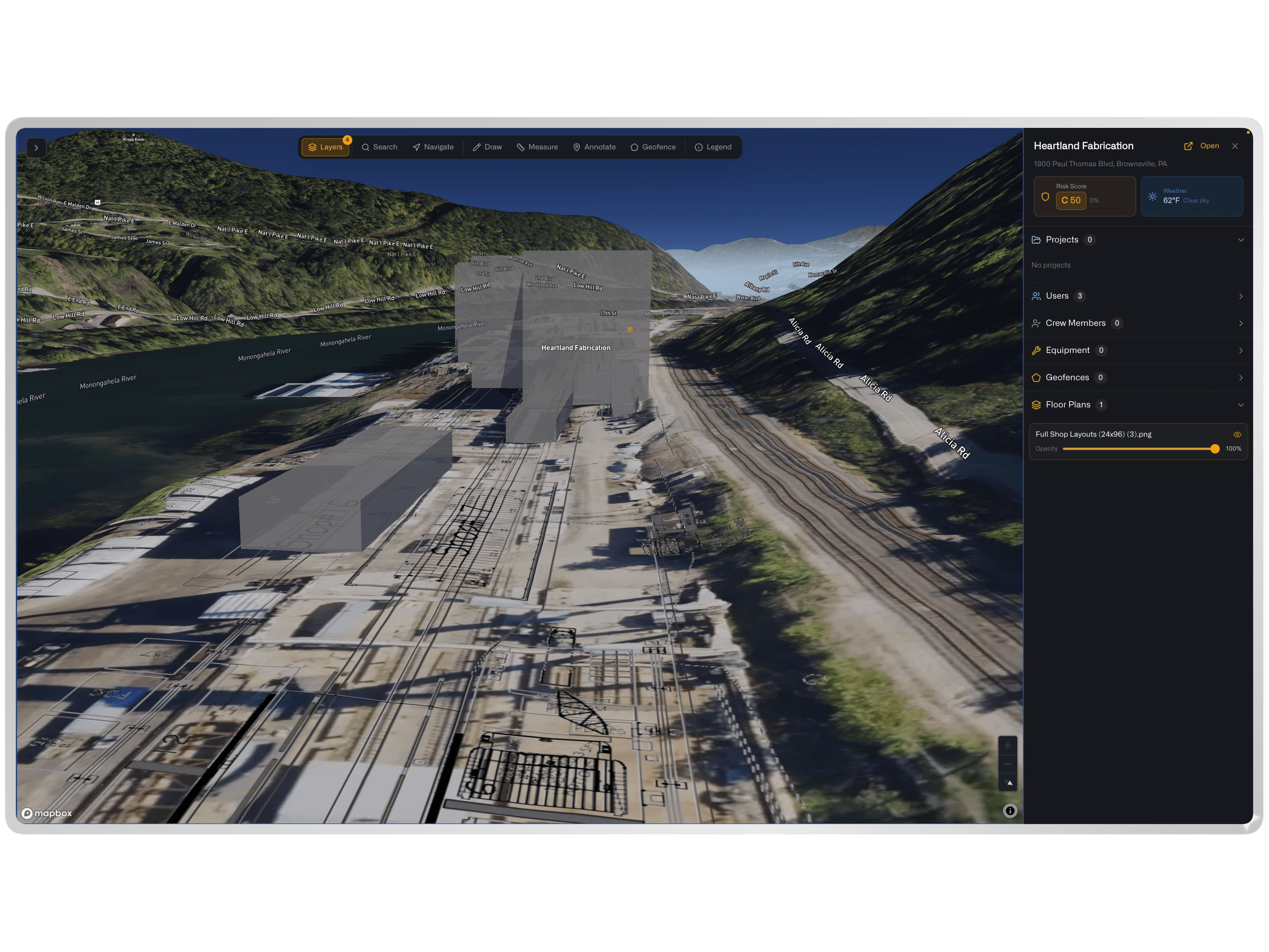 NIXN RFIs — Site Map View